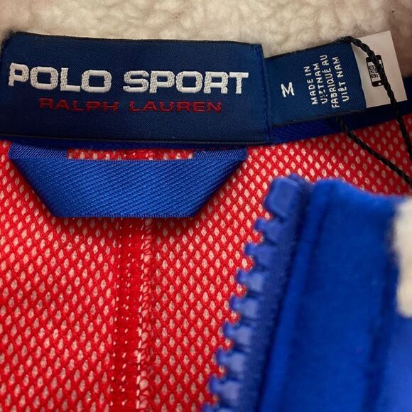 Polo Ralph Lauren Polo Sport Pile Fleece Jacket Mens size Medium Nee with Tags - Picture 6 of 11